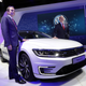 Michael Mayer (right), director of Volkswagen passenger cars, and Jurgen Stackmann, member of the board of management of Volkswagen cars, with the newly launched Passat.
